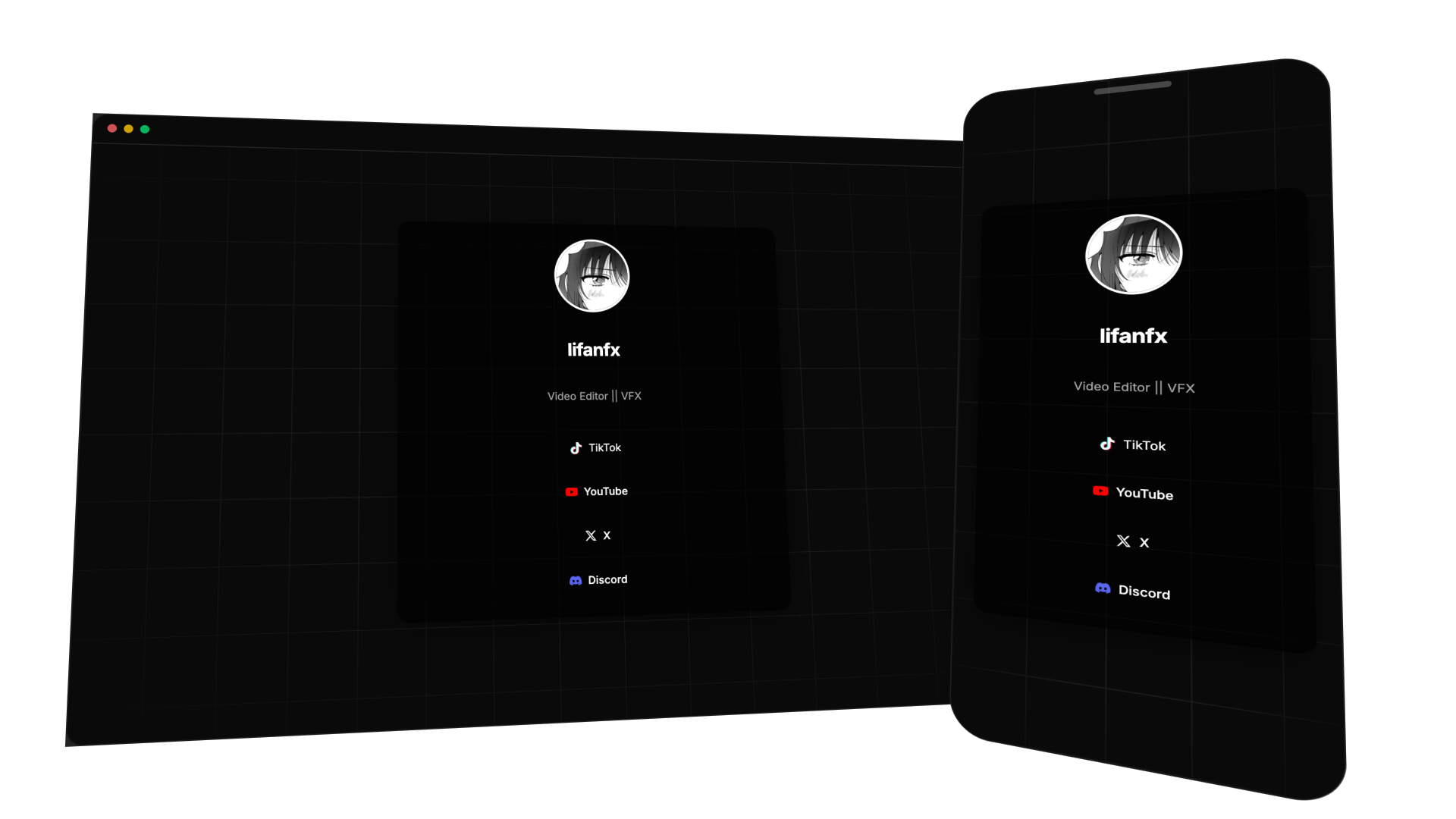 A stacked page shown on a desktop browser and a phone